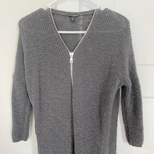 Express zipper sweater small